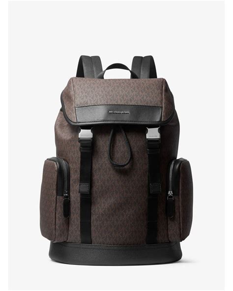 michael kors hudson logo backpack